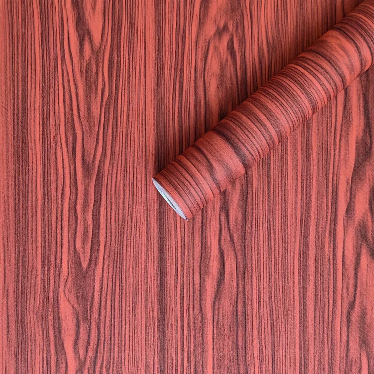 Самоклеюча плівка 0,45х10м х 0,07мм Коричневе дерево SW-00000810 - зображення 1