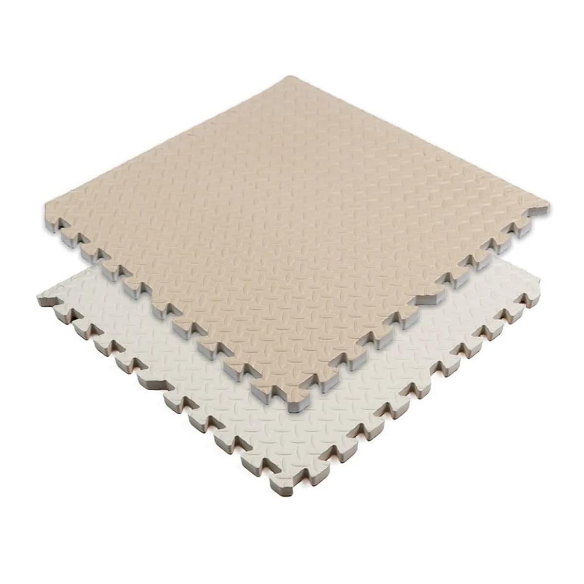 Підлогове двостороннє покриття CREAM and BEIGE 60*60cm*2cm - зображення 1